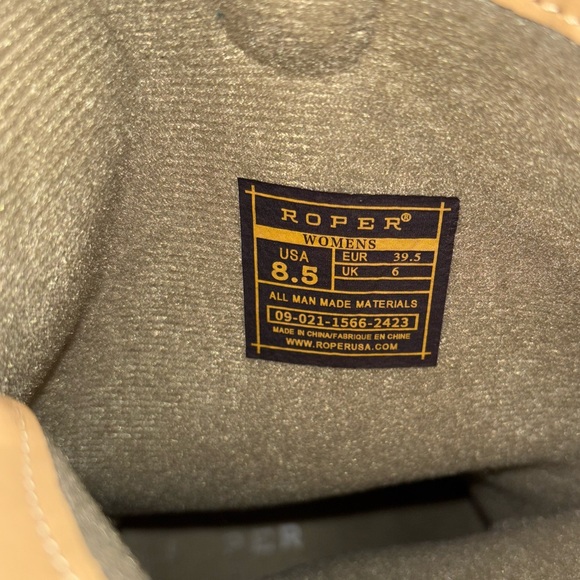 ROPER Women's Riley Western Boot 👢 size 8.5 turquoise blue - Picture 7 of 7